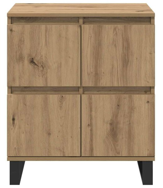 VidaXL Oldalszekrények 2 pcs kézműves tölgy 120 x 35 x 70 cm Faanyag