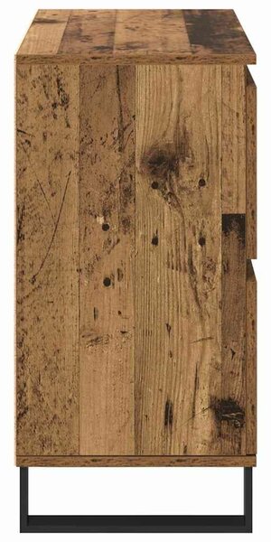 VidaXL Oldalszekrények 2 pcs Régi fa 120 x 35 x 70 cm Faanyag