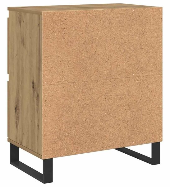 VidaXL Oldalszekrények 2 pcs kézműves tölgy 120 x 35 x 70 cm Faanyag