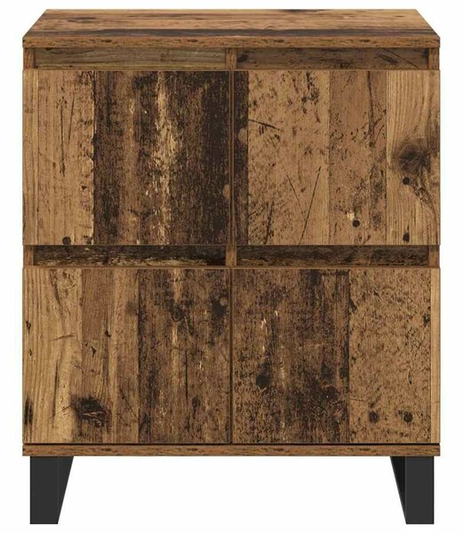 VidaXL Oldalszekrények 2 pcs Régi fa 120 x 35 x 70 cm Faanyag