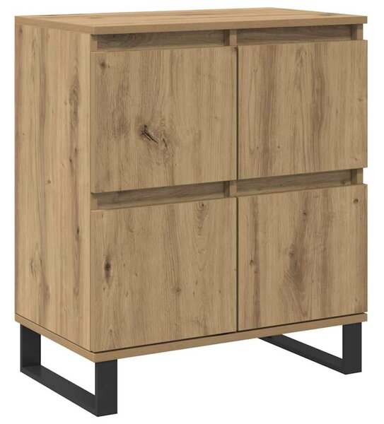 VidaXL Oldalszekrények 2 pcs kézműves tölgy 120 x 35 x 70 cm Faanyag