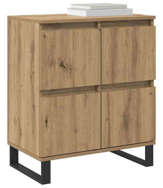 VidaXL Oldalszekrények 2 pcs kézműves tölgy 120 x 35 x 70 cm Faanyag