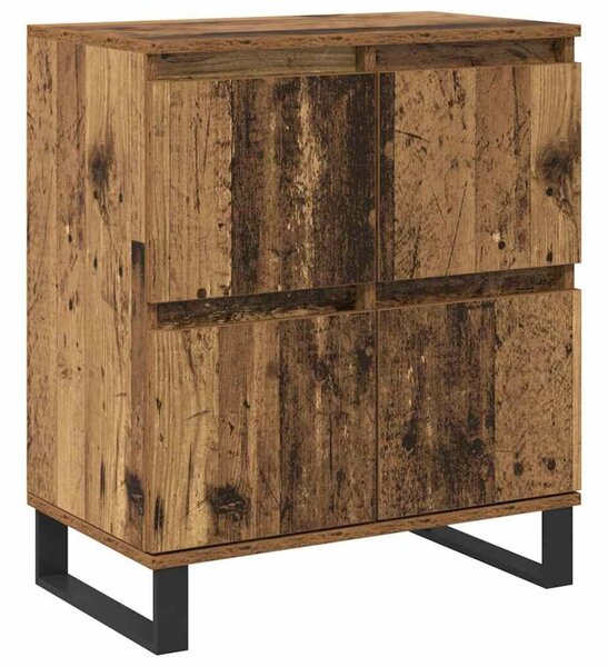 VidaXL Oldalszekrények 2 pcs Régi fa 120 x 35 x 70 cm Faanyag