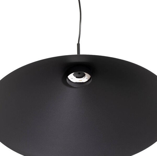 Eko-Light Capital függőlámpa, fekete, 1-lámpás, Ø 60 cm, GX53, dimmelhető, Fekete, Nappali / Étkező, fém, Modern
