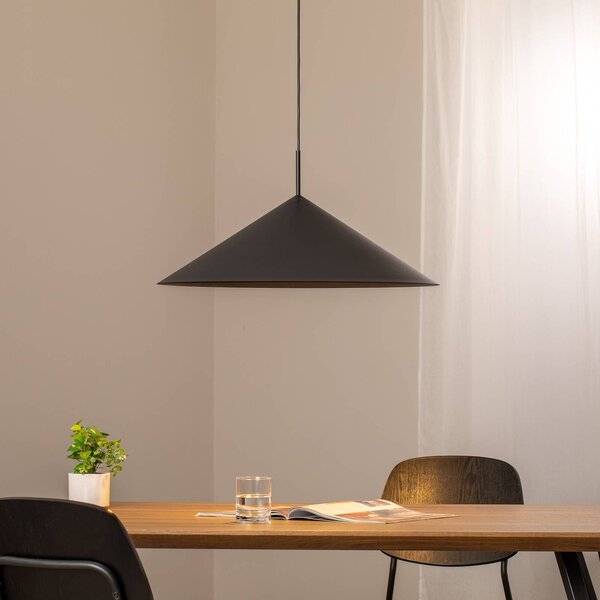 Eko-Light Capital függőlámpa, fekete, 1-lámpás, Ø 60 cm, GX53, dimmelhető, Fekete, Nappali / Étkező, fém, Modern