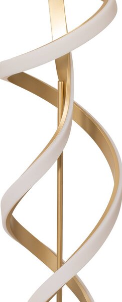 ONLI Kira LED állólámpa, magasság 140 cm, arany színű, fém, 4000K, Sárgaréz / arany, Nappali / Étkező, Alumínium, Modern