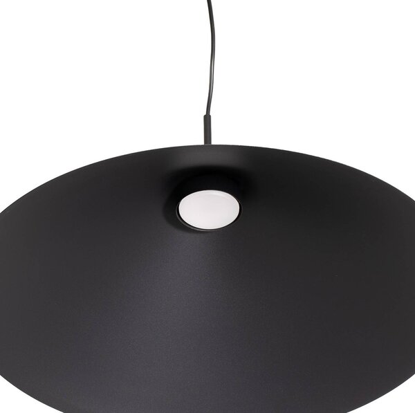 Eko-Light Capital függőlámpa, fekete, 1-lámpás, Ø 60 cm, GX53, dimmelhető, Fekete, Nappali / Étkező, fém, Modern