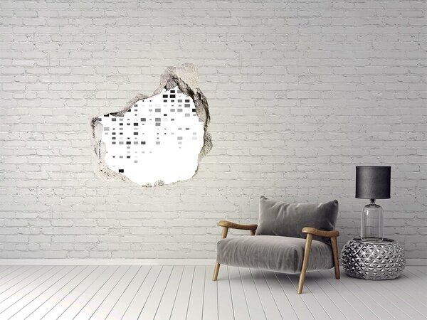 3d lyuk fal dekoráció Absztrakt terek