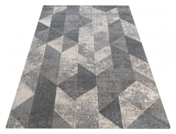 Szürke mintás modern FEEL szőnyeg Méret: 120x170 cm