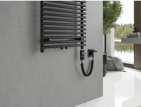 Mexen Sol, elektromos fűtőelem 1200x600 mm + fűtőrúd 900 W, fekete, W125-1200-600-2900-70