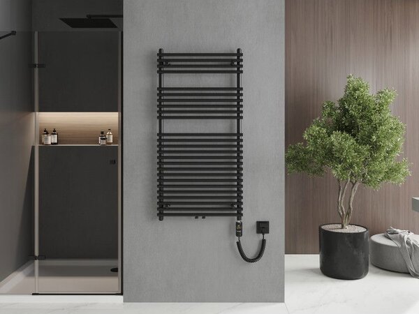 Mexen Sol, elektromos fűtőelem 1200x600 mm + fűtőrúd 900 W, fekete, W125-1200-600-2900-70