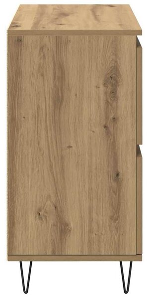 VidaXL Oldalszekrények 3 pcs kézműves tölgy 180 x 35 x 70 cm Faanyag