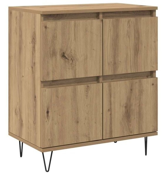 VidaXL Oldalszekrények 3 pcs kézműves tölgy 180 x 35 x 70 cm Faanyag
