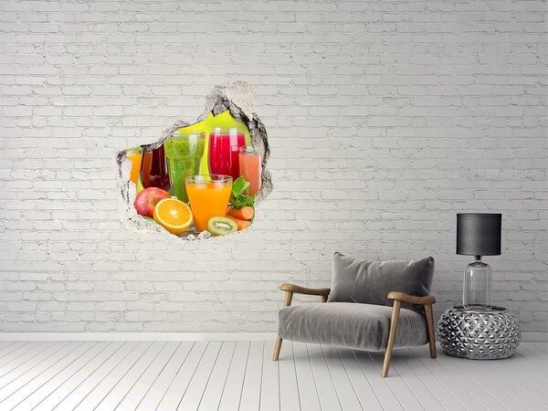 3d lyuk fal dekoráció Gyümölcslevek