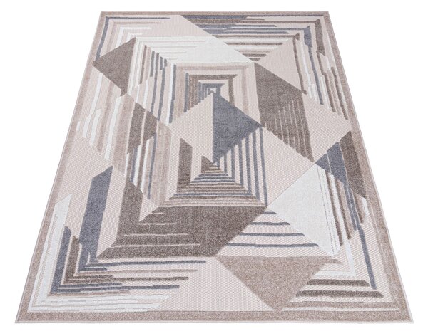 Bézs mintás modern EBESS szőnyeg Méret: 80x150 cm