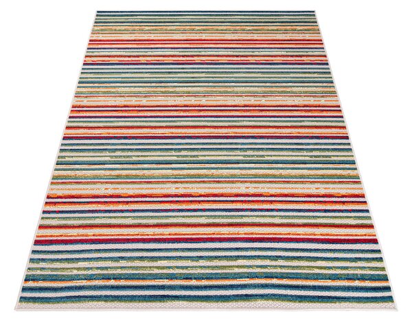 Színes csíkos modern LUPO szőnyeg Méret: 120x170 cm