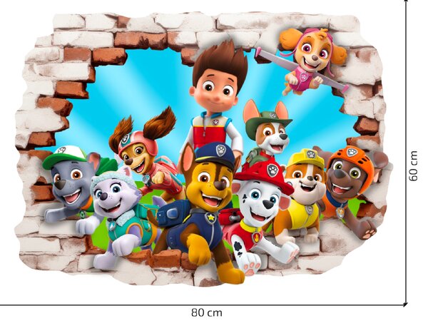 Falmatrica "PAW Patrol" 80x60cm