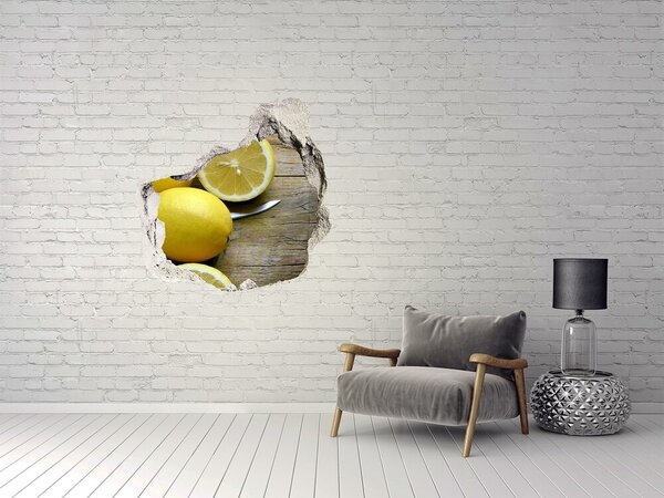 3d fali matrica lyuk a falban Citrom fa