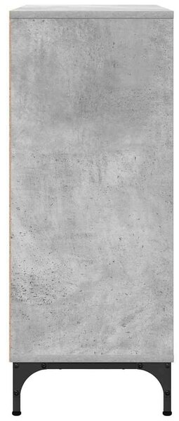 VidaXL Széf Beton Szürke 79,5 x 33 x 82 cm Szerelt Fa