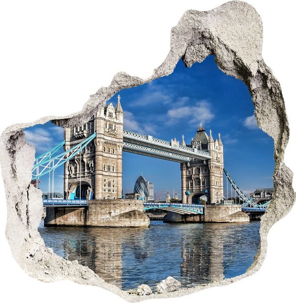 3d fali matrica lyuk a falban Tower híd londonban