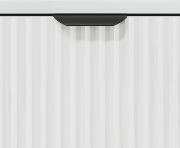 VidaXL Széf Magas Fényű Fehér 69,5 x 33 x 82 cm Szerelt Fa