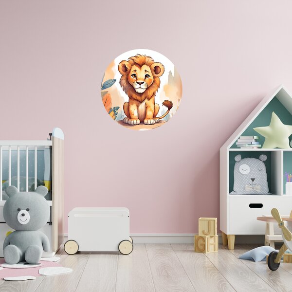 PIPPER. Kör alakú falmatrica "Oroszlán" Méret: 100cm