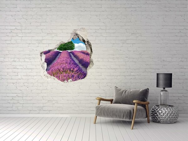 3d fali matrica lyuk a falban Levendula mező