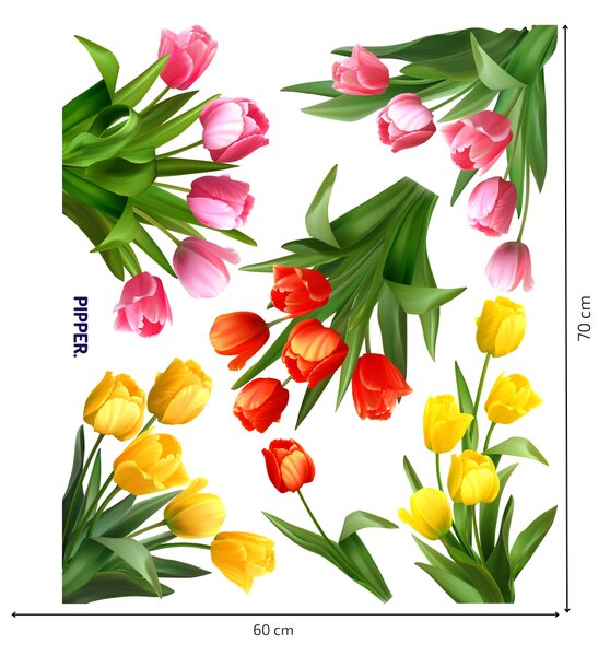 PIPPER. Falmatrica "Tulipánok"