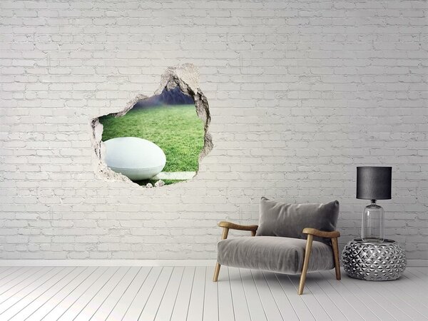 3d fali matrica lyuk a falban Rögbilabda