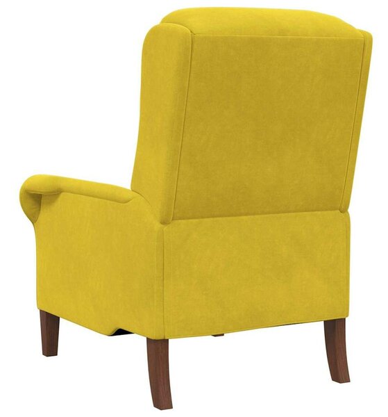 VidaXL karosszék Sárga 76 x 94 x 102 cm Bársony