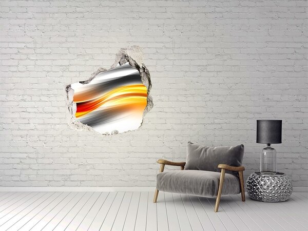 3d fali matrica lyuk a falban Tó a hegyekben