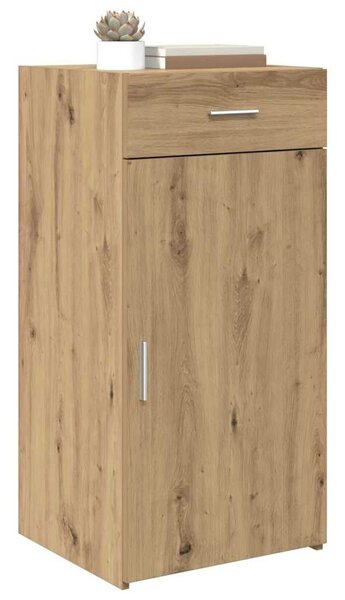 VidaXL Széf fiókkal kézműves tölgy 42.5 x 40 x 93 cm Faanyag