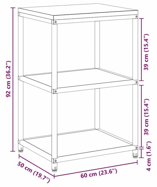 VidaXL Konyhai polcrendszer HATTEM Olajzöld 60 x 50 x 92 cm Acél