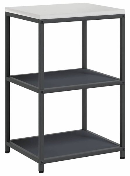 VidaXL Konyhai Tárolás HATTEM Antracitszürke 60 x 50 x 92 cm Acél