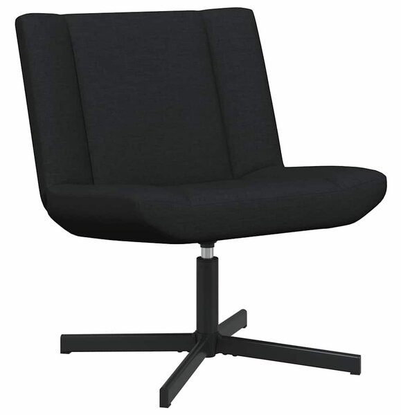VidaXL Forgószék Fekete 63 x 75 x 76 cm szövet