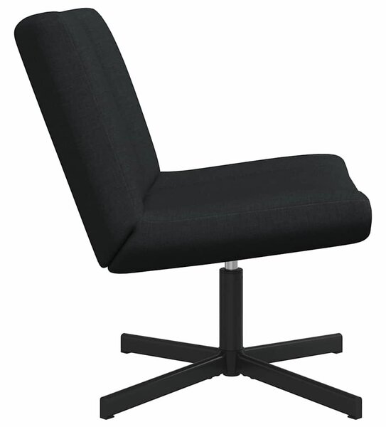 VidaXL Forgószék Fekete 63 x 75 x 76 cm szövet