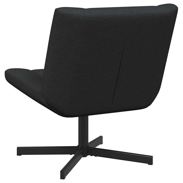 VidaXL Forgószék Fekete 63 x 75 x 76 cm szövet