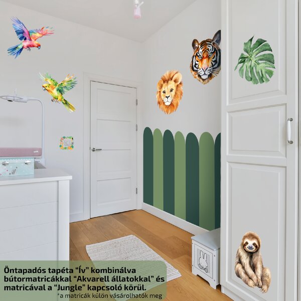 PIPPER. Textil matrica bútorokhoz "Akvarell állatok"