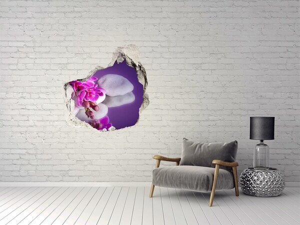 3d fali matrica lyuk a falban Fekete-fehér rács