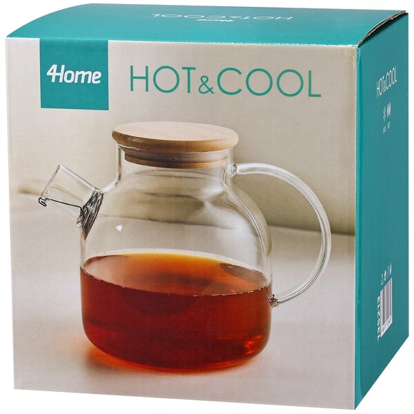 4Home Hot&Cool Bamboo teáskanna, 1,2 l