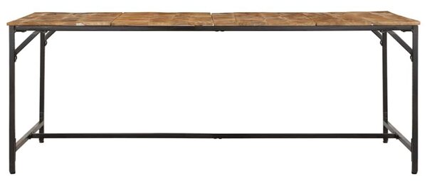 VidaXL tömör nyers mangófa étkezőasztal 200 x 100 x 75 cm