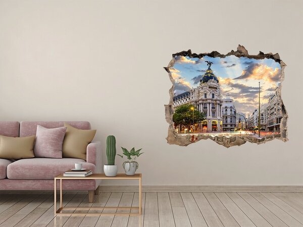 Fali matrica lyuk a falban Madrid, spanyolország