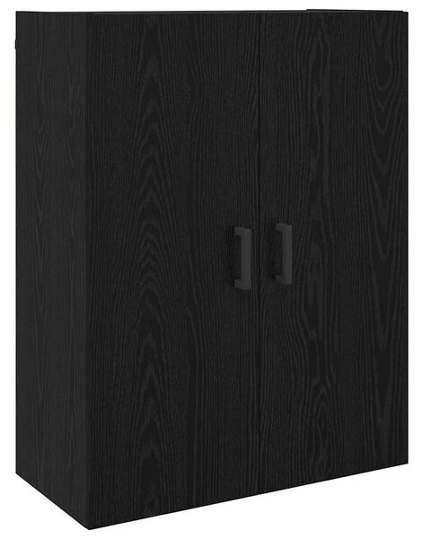 VidaXL Magasfiú 2 pcs Musta tammi 69.5 x 34 x 180 cm Faanyag