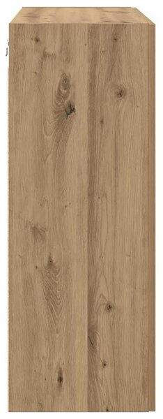 VidaXL Fali szekrény 2 db Artisan tölgy 69,5 x 34 x 90 cm Szerelt Fa