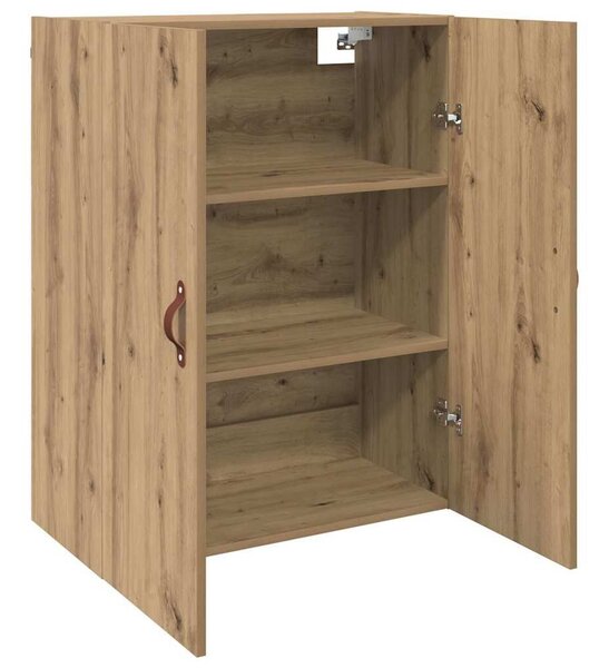 VidaXL Fali szekrény 2 db Artisan tölgy 69,5 x 34 x 90 cm Szerelt Fa