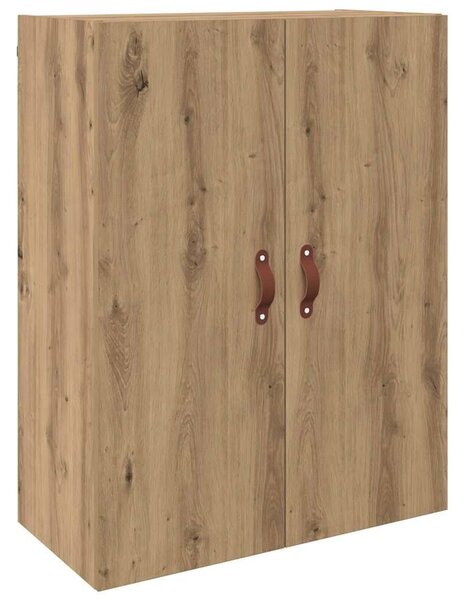 VidaXL Fali szekrény 2 db Artisan tölgy 69,5 x 34 x 90 cm Szerelt Fa