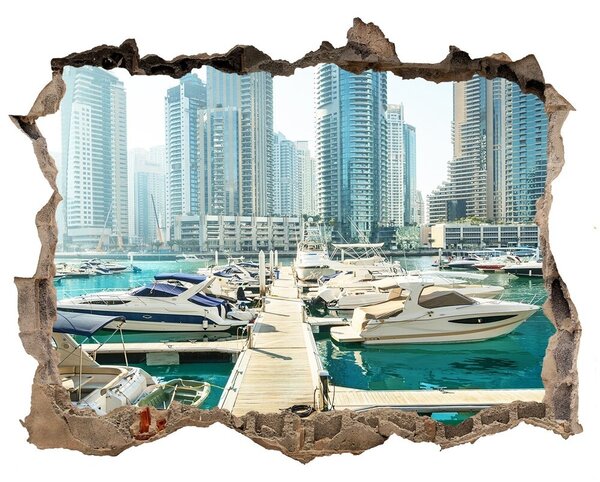 Fali matrica lyuk a falban Marina dubai