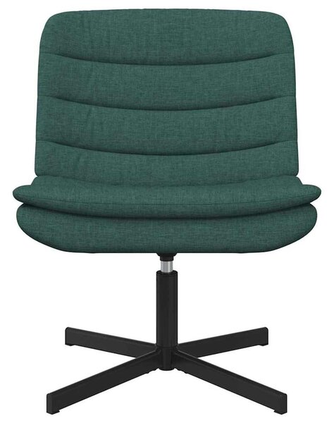 VidaXL Forgószék Sötétzöld 63 x 75 x 76 cm szövet