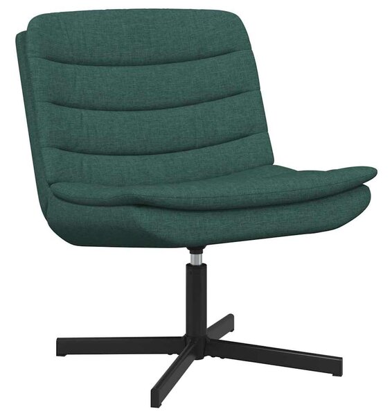 VidaXL Forgószék Sötétzöld 63 x 75 x 76 cm szövet