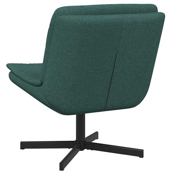 VidaXL Forgószék Sötétzöld 63 x 75 x 76 cm szövet